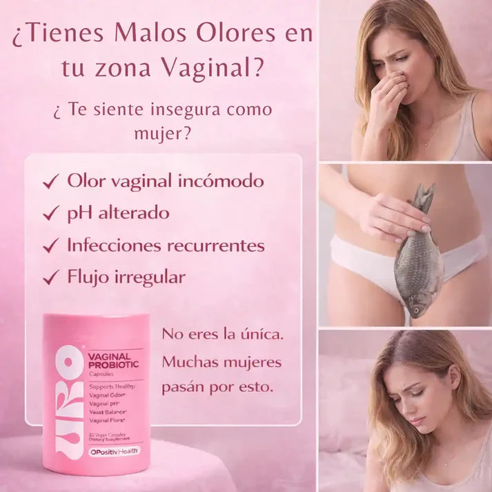 URO Probiótico Vaginal — Recupera tu Equilibrio Íntimo y Siente la Diferencia