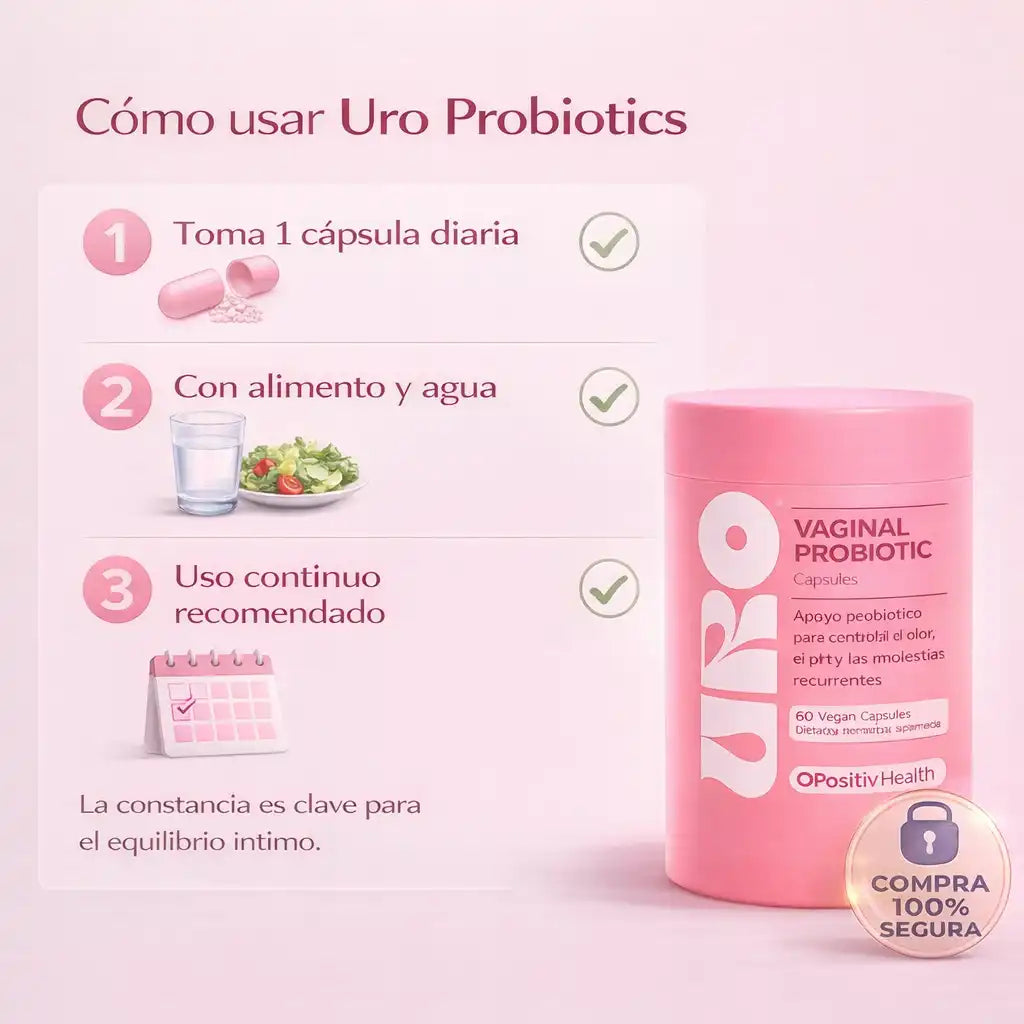 URO Probiótico Vaginal — Recupera tu Equilibrio Íntimo y Siente la Diferencia